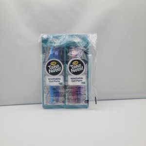 Crayola Take Note! Washable Gel Pens - 2-Count Purple, Blue - School Supplies‎